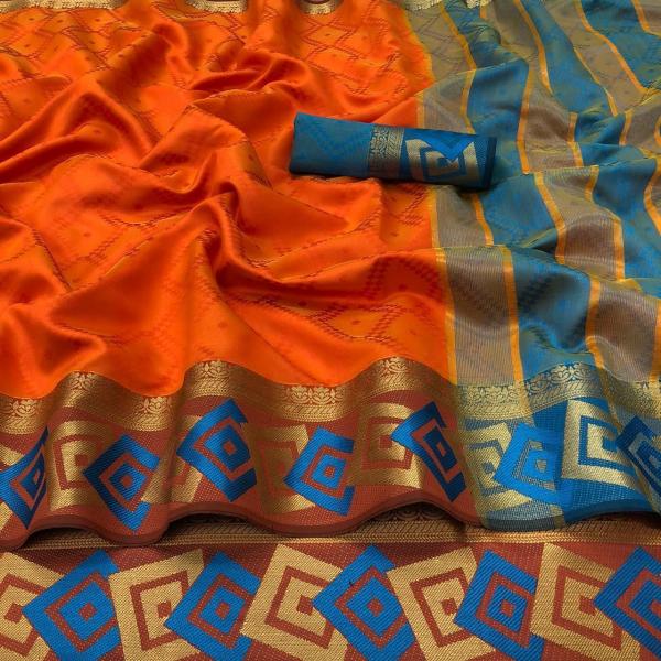 Aab Bahubali Fancy Mercerised Cotton Silk Saree Collection